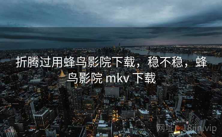 折腾过用蜂鸟影院下载，稳不稳，蜂鸟影院 mkv 下载